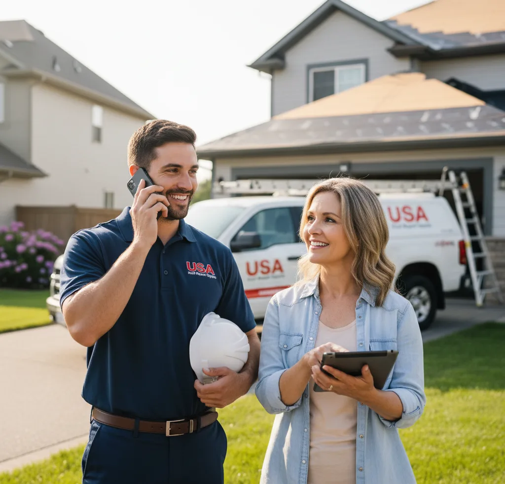 USA Roof Repair Experts customer support in Moodus